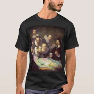 Camiseta Anatomia Lição Moderna Pintura com Alienígenas