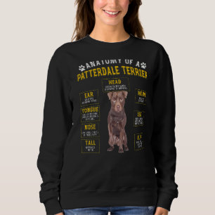 Camiseta Anatomia Patterdale Terrier Para Homens