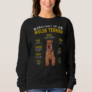 Camiseta Anatomia Welsh Terrier Para Homens