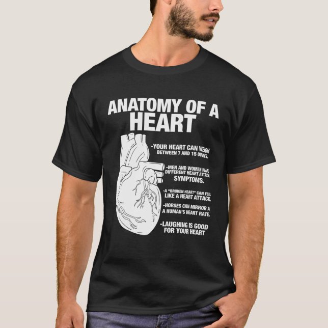 Camiseta Anatomical Heart  Cool Cardiologist (Frente)