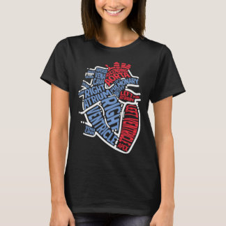 Camiseta Anatomical Heart Medical Parts Cardiologist Surgeo