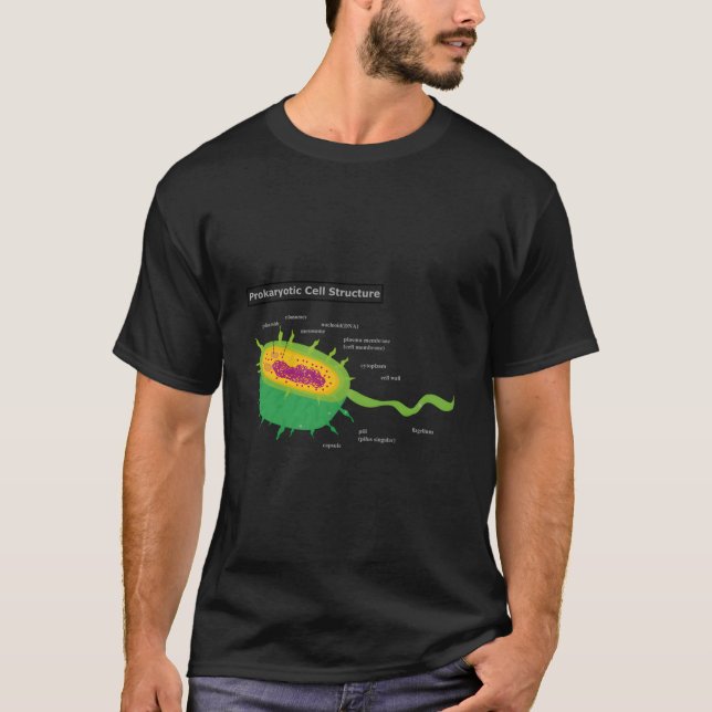 Camiseta Anatomy Cell Bacteria Plant Cell (Frente)