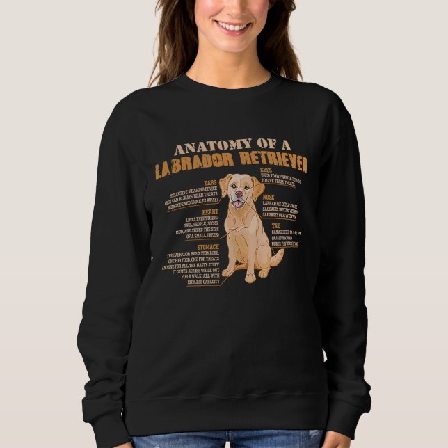 Camiseta Anatomy of a Labrador Retriever  Dog (Frente)
