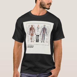 Camiseta Anatomy of the human body antique illustration