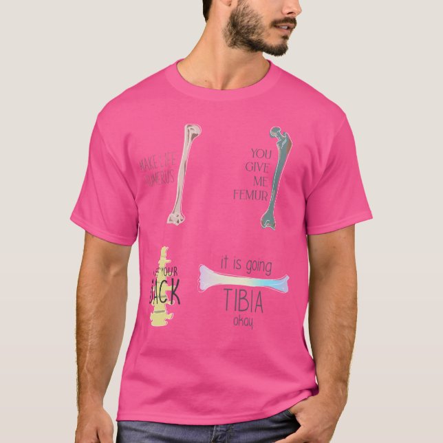 Camiseta Anatomy Puns Pack (Frente)