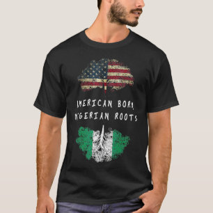 Camiseta Ancestrais de raízes nigerianas nasceres american