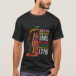 Camiseta Ancestrais do Décimo Junto Grátis 1776 julho 4 Pre