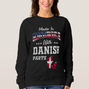 Camiseta Ancestral América Partes Dinamarquesas Mapa Dinama