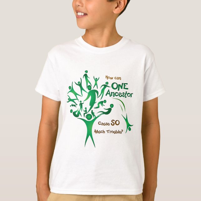 Camiseta Ancestral da Árvore Um (Frente)