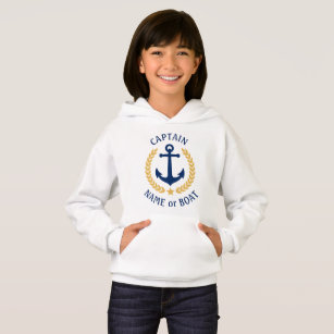 Camiseta Anchor Boat Capitão Dourada Laurel Girls White