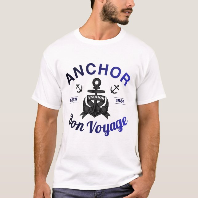 Camiseta Anchor Bon Voyage (Frente)