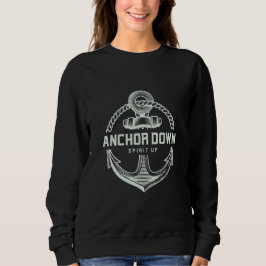 Camiseta Anchor para Baixo, Espírito Para Cima