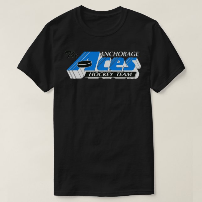 Camiseta Anchorage Aces Hockey Classic T Shirt (Frente do Design)