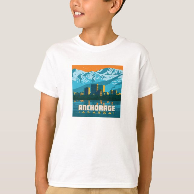 Camiseta Anchorage, Alasca (Frente)