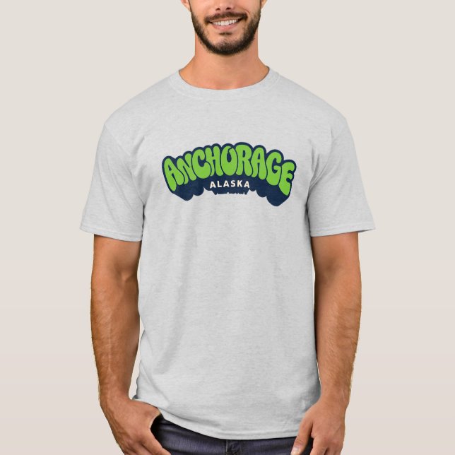 Camiseta Anchorage, Alasca (Frente)