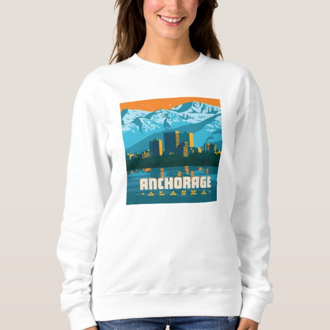 Camiseta Anchorage, Alasca (Frente)