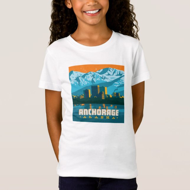Camiseta Anchorage, Alasca (Frente)