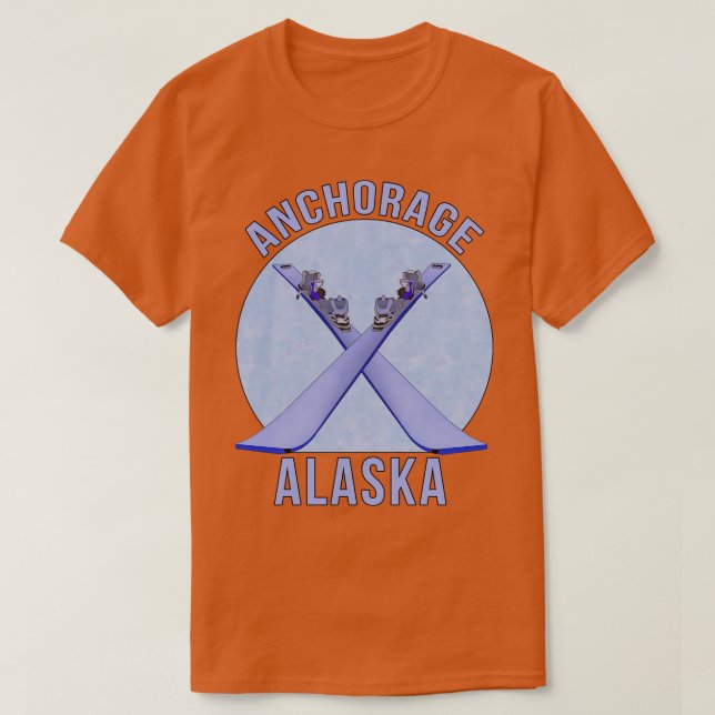 Camiseta Anchorage Alaska (Frente do Design)
