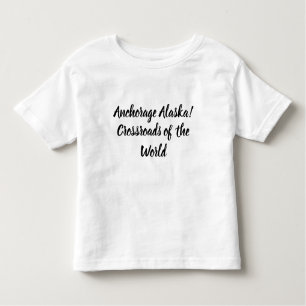 Camiseta Anchorage Alaska Crossroad do Mundo