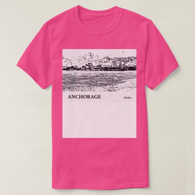 Camiseta Anchorage Alaska TShirt 3 (Frente do Design)