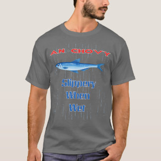 Camiseta Anchovy Slippery Quando Molhado