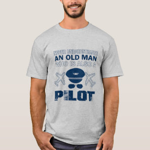Camiseta Ancião - um piloto
