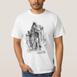 Camiseta Ancient European Stone Guardian with Ritual Axe