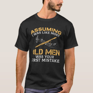 Camiseta Anciões engraçados que ama o fagote