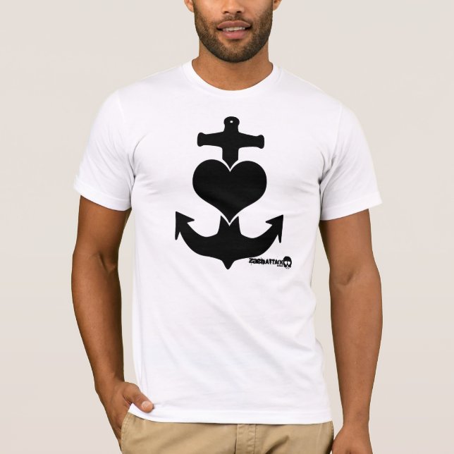 Camiseta Âncora cardíaca (Frente)