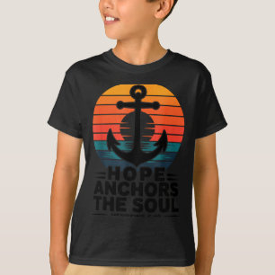 Camiseta Âncora da Esperança Hebreus 6_19 Versículo Bíblico