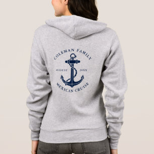 Camiseta Âncora de barco de cruzeiro personalizada para a f