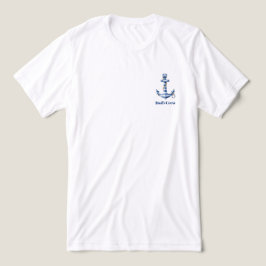 Camiseta Âncora de Listras Náuticas de Aniversário