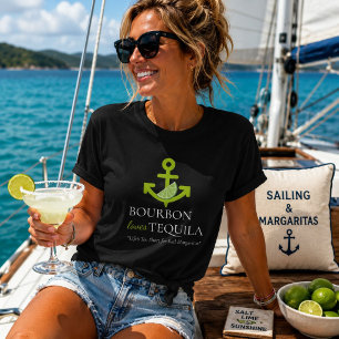 Camiseta Âncora de Margarita Bourbon Ama Tequila Sail Lime