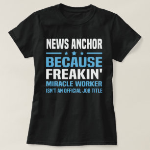 Camiseta Âncora de notícias