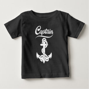 Camiseta Âncora de veleiro Capitão Desenho Náutico