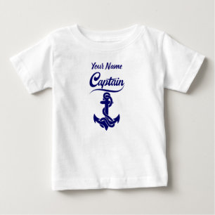 Camiseta Âncora de veleiro Capitão Desenho Náutico