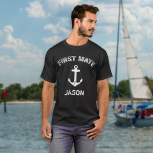 Camiseta Âncora do primeiro navio