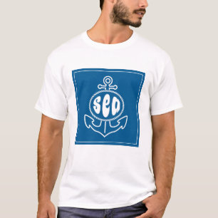 Camiseta Âncora e o mar