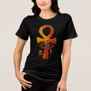 Camiseta Âncora Egípcia Olho de Hórus Símbolo Antigo Proteg