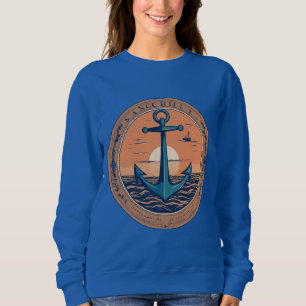Camiseta Âncora Minimalista - Símbolo da Design de Força
