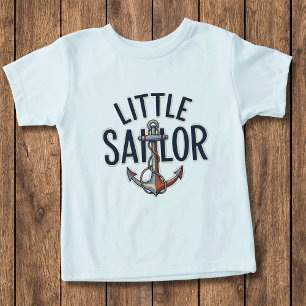 Camiseta Âncora Náutica Pequeno Marinheiro