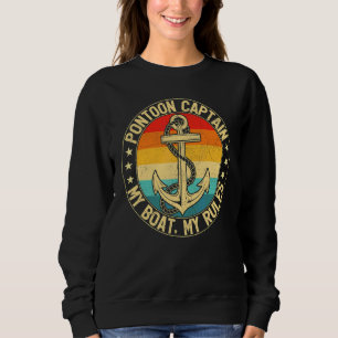 Camiseta Âncora Retro Vintage Pontão Capitão Meu Barco Minh