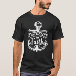 Camiseta Ancorado Na Fé Deus Motivação Religiosa
