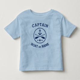 Camiseta Ancoragem Náutica do Capitão ou do Nome do Barco