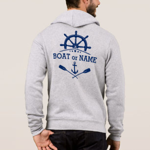 Camiseta Ancoragem Náutica Oars Navios Helm Helm Boat Name