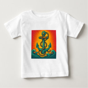 Camiseta Ancoragem Pop Art Náutica