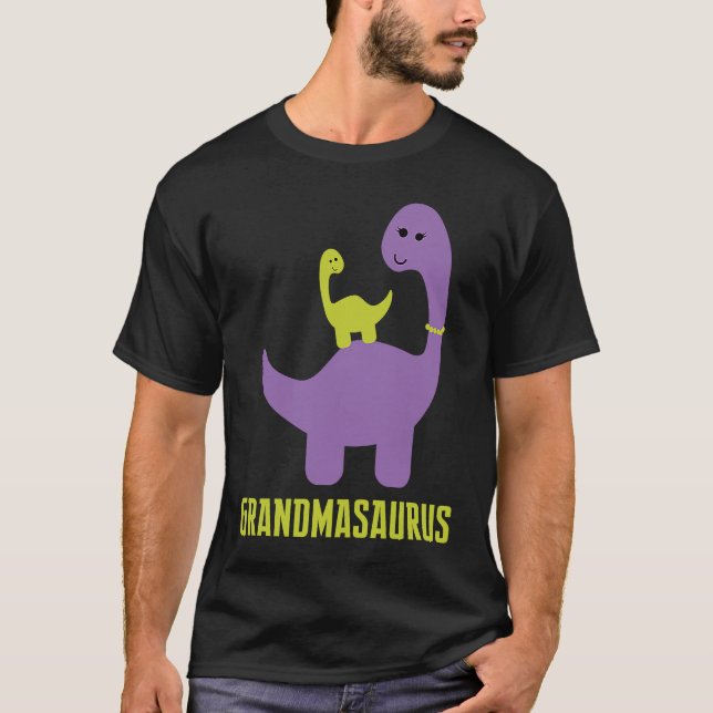 Camiseta and Cute of  Grandmasaurus Is Themed (Frente)