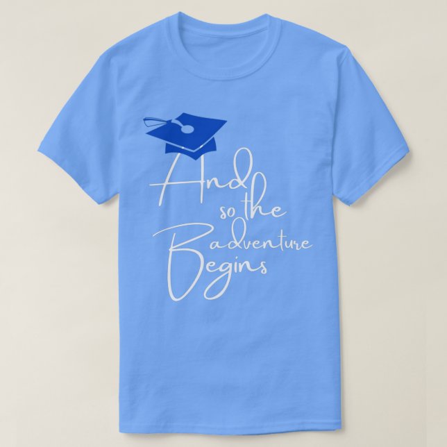 Camiseta And so the adventure Begins (Frente do Design)