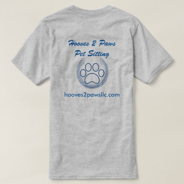 Camiseta Anda uma milha em meus calçados (Verso do Design)