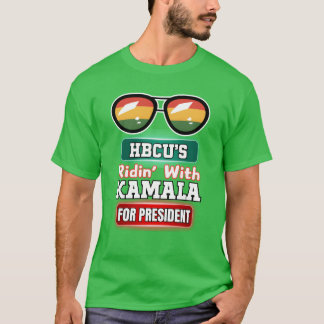 Camiseta Andando com Kamala HBCUs Unidos pela vitória de 20